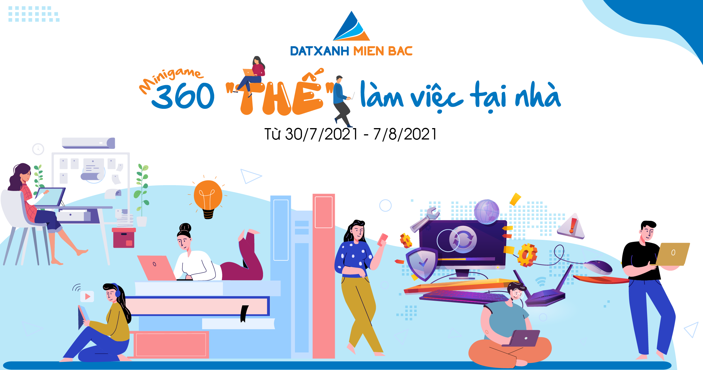 Công bố Minigame: 360 thế làm việc tại nhà