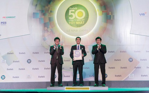 Đất Xanh tiếp tục được vinh danh trong Top 50 công ty niêm yết tốt nhất Việt Nam